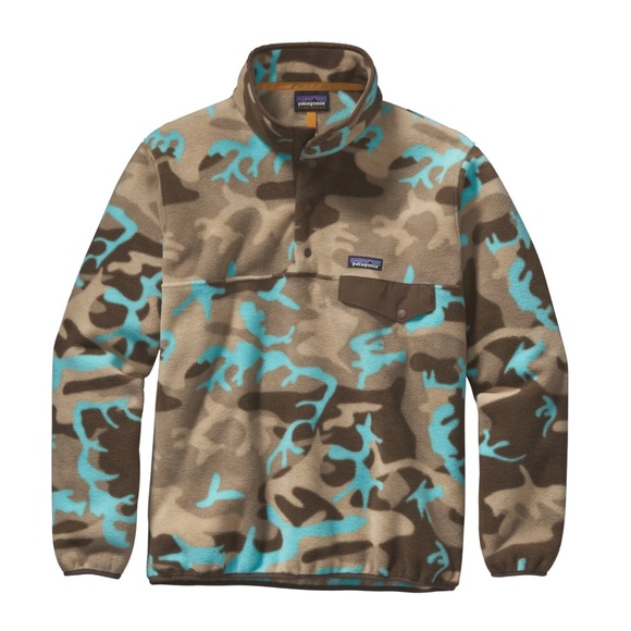 Men's Lightweight Synchilla® Snap-T® Camouflage Pullover - Picture 1 of 5